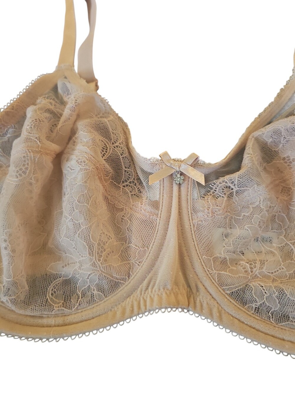 WacoalRetro Chic Full-Figure Underwire Bra 855186 Sz 40C Tan New WL373 - Picture 3 of 5